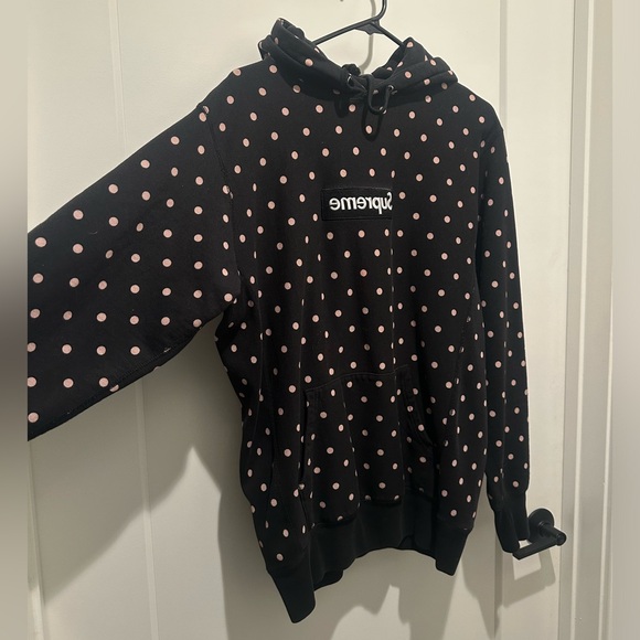Supreme x Comme Des Garçons Polka Dot Box Logo Hoodie - Picture 5 of 5
